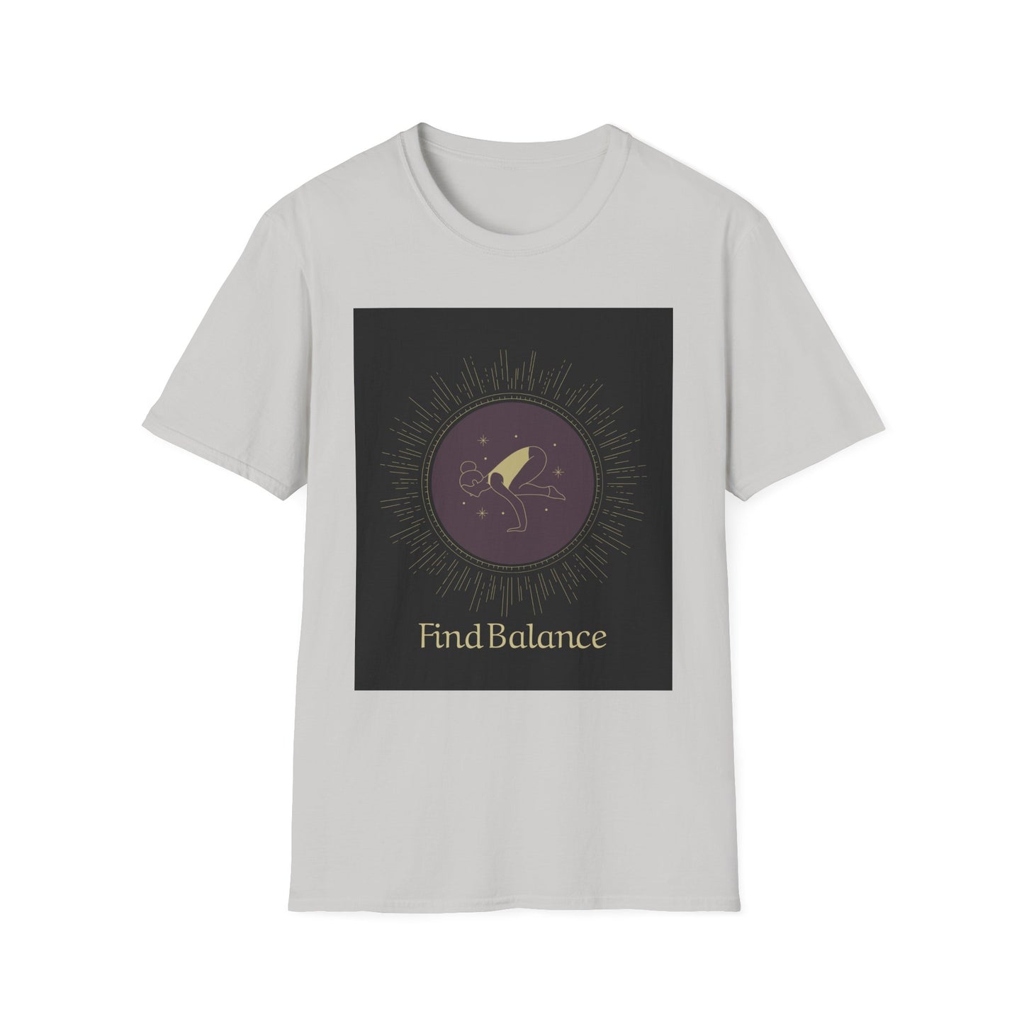 Find Balance Unisex Softstyle T-Shirt - Comfortable & Inspirational Apparel
