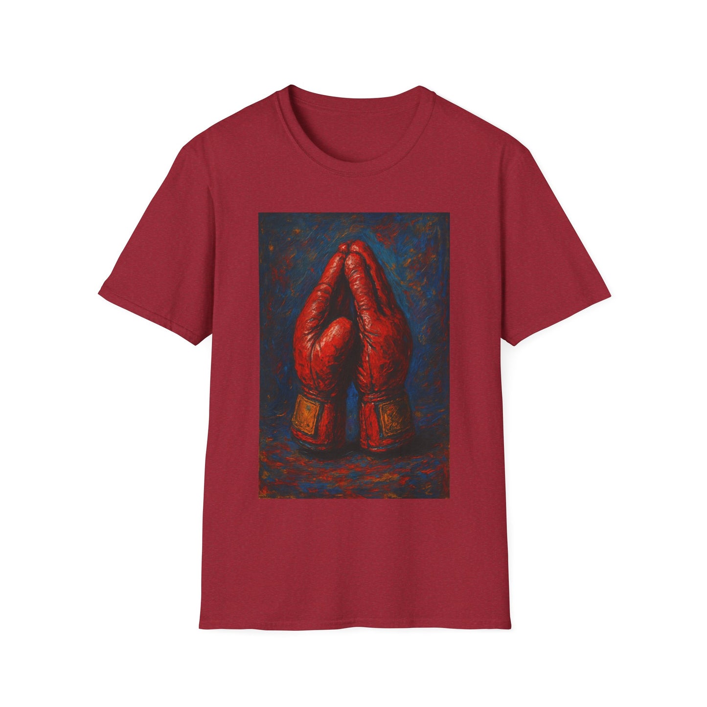Artistic Boxing Gloves T-Shirt, Unisex Graphic Tee, Sports Apparel, Gift for Sports Lovers, Unique Statement Shirt