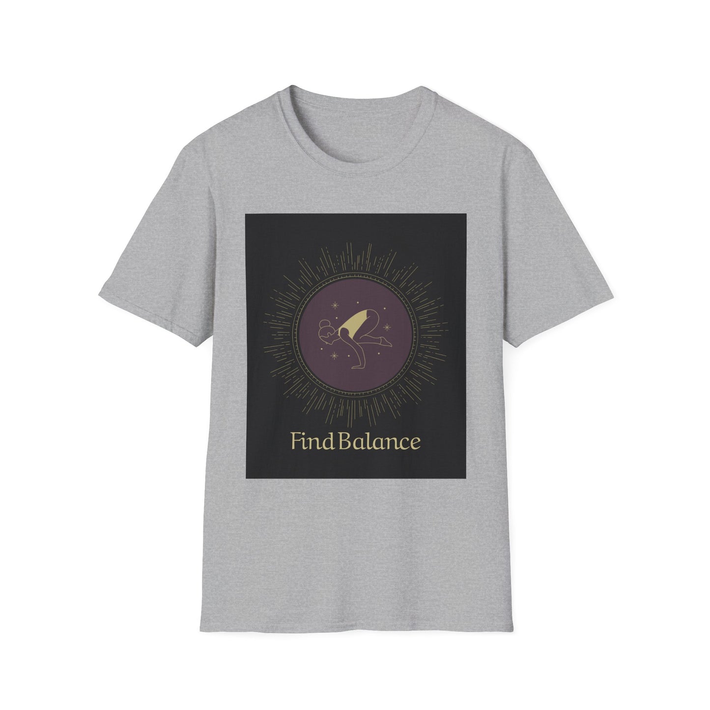 Find Balance Unisex Softstyle T-Shirt - Comfortable & Inspirational Apparel