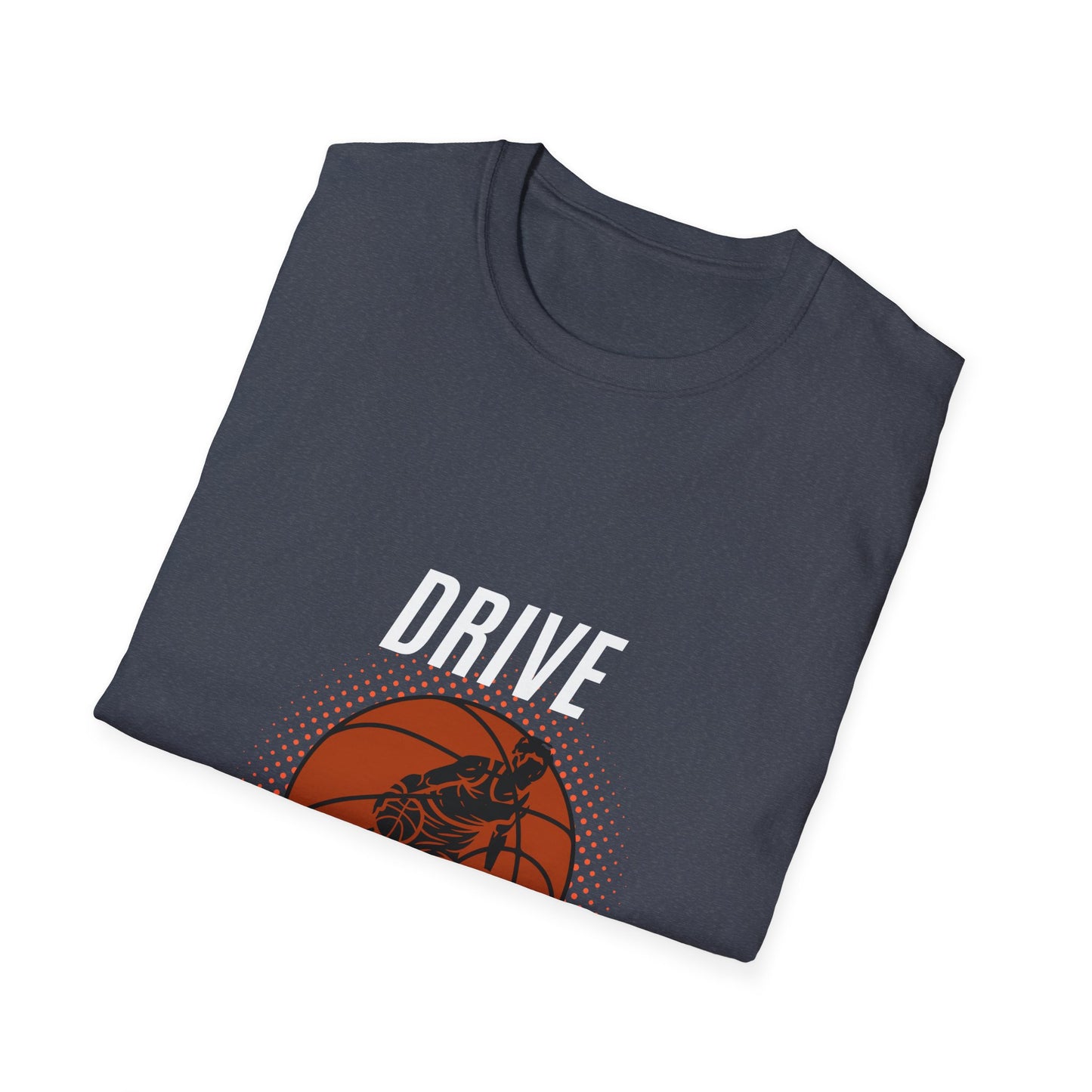 Drive the Lane Basketball T-Shirt - Unisex Softstyle Tee for Sports Lovers