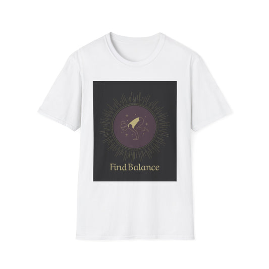 Find Balance Unisex Softstyle T-Shirt - Comfortable & Inspirational Apparel