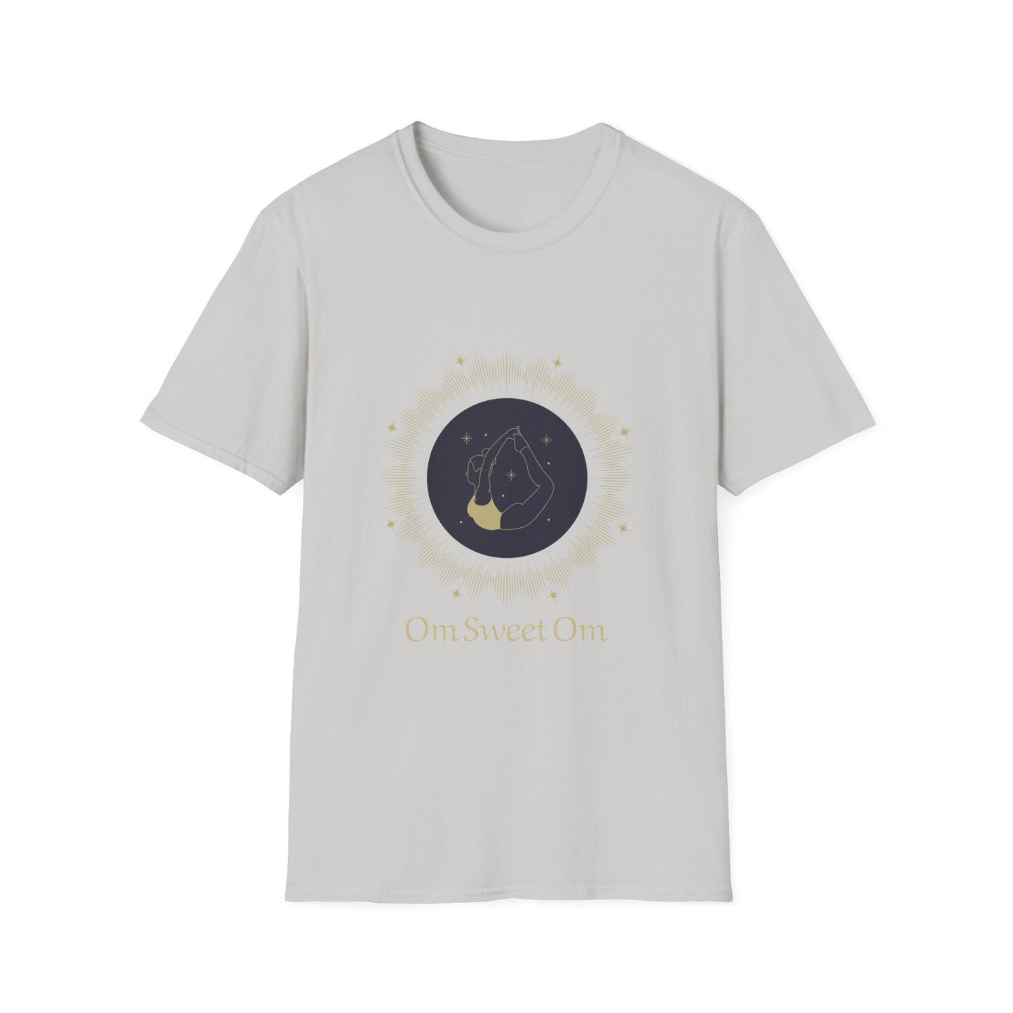 Unisex Softstyle T-Shirt - 'Om Sweet Om' Yoga Shirt, Meditative Vibes, Perfect Gift for Yoga Lovers