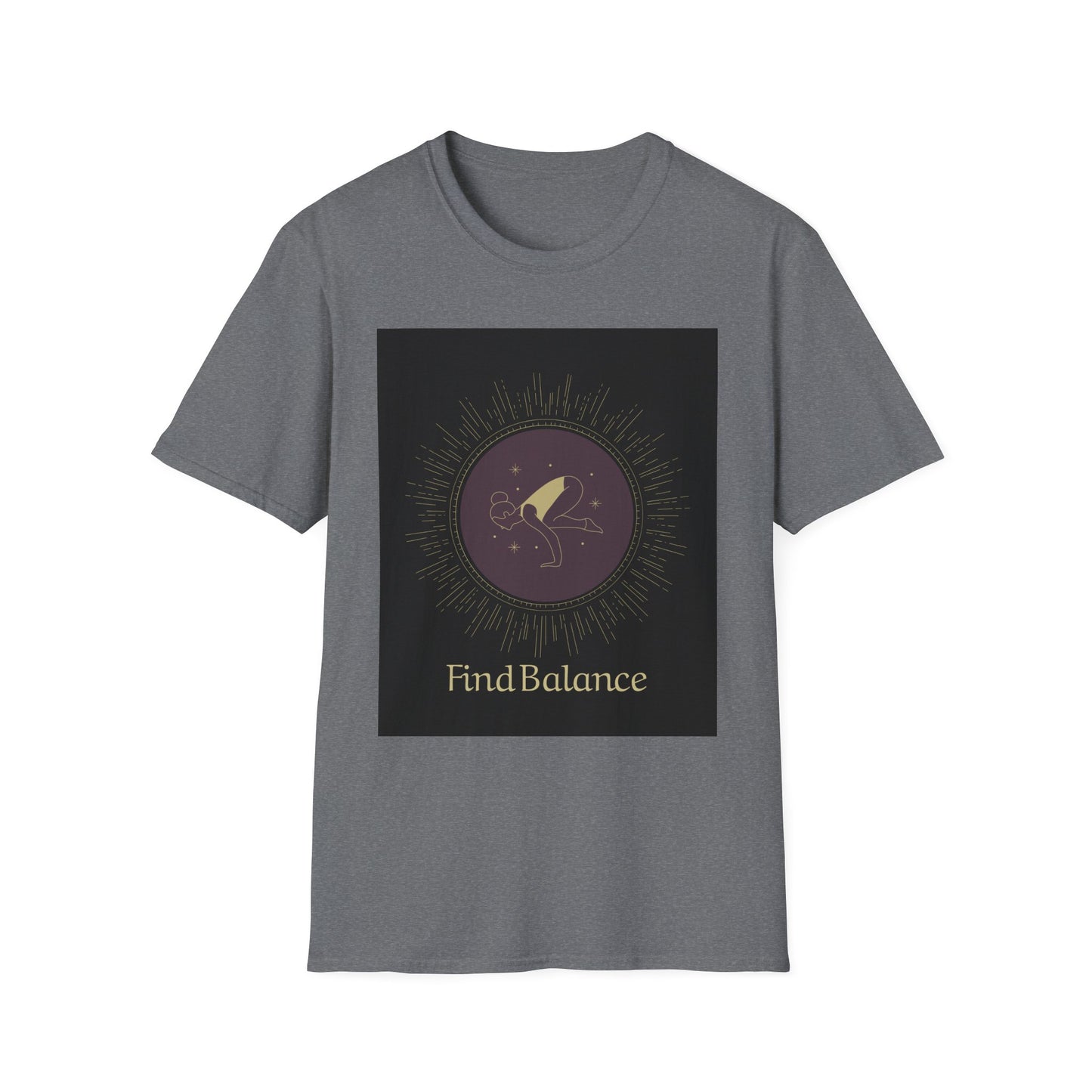 Find Balance Unisex Softstyle T-Shirt - Comfortable & Inspirational Apparel