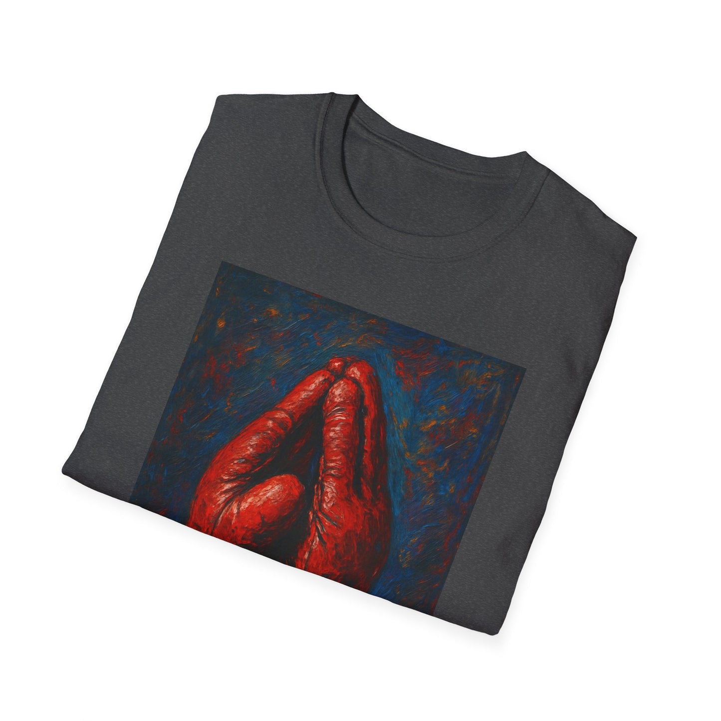 Artistic Boxing Gloves T-Shirt, Unisex Graphic Tee, Sports Apparel, Gift for Sports Lovers, Unique Statement Shirt
