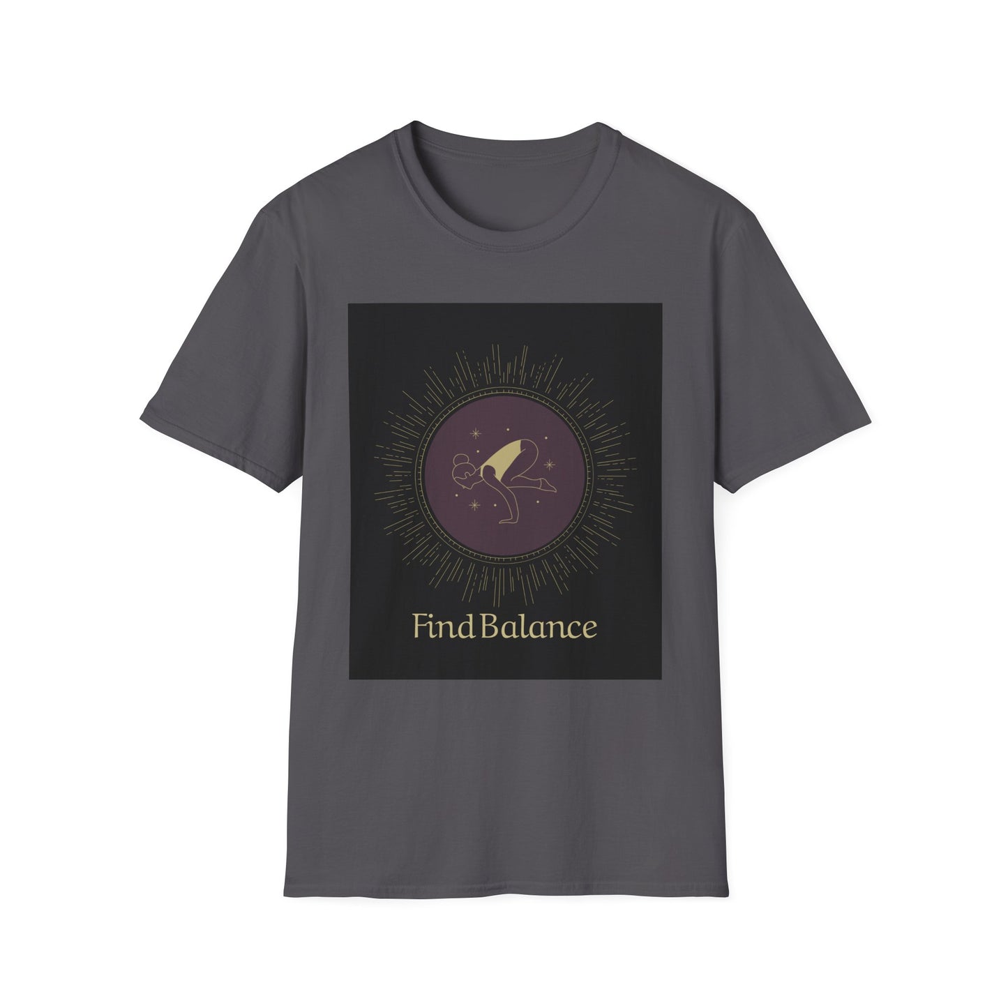 Find Balance Unisex Softstyle T-Shirt - Comfortable & Inspirational Apparel