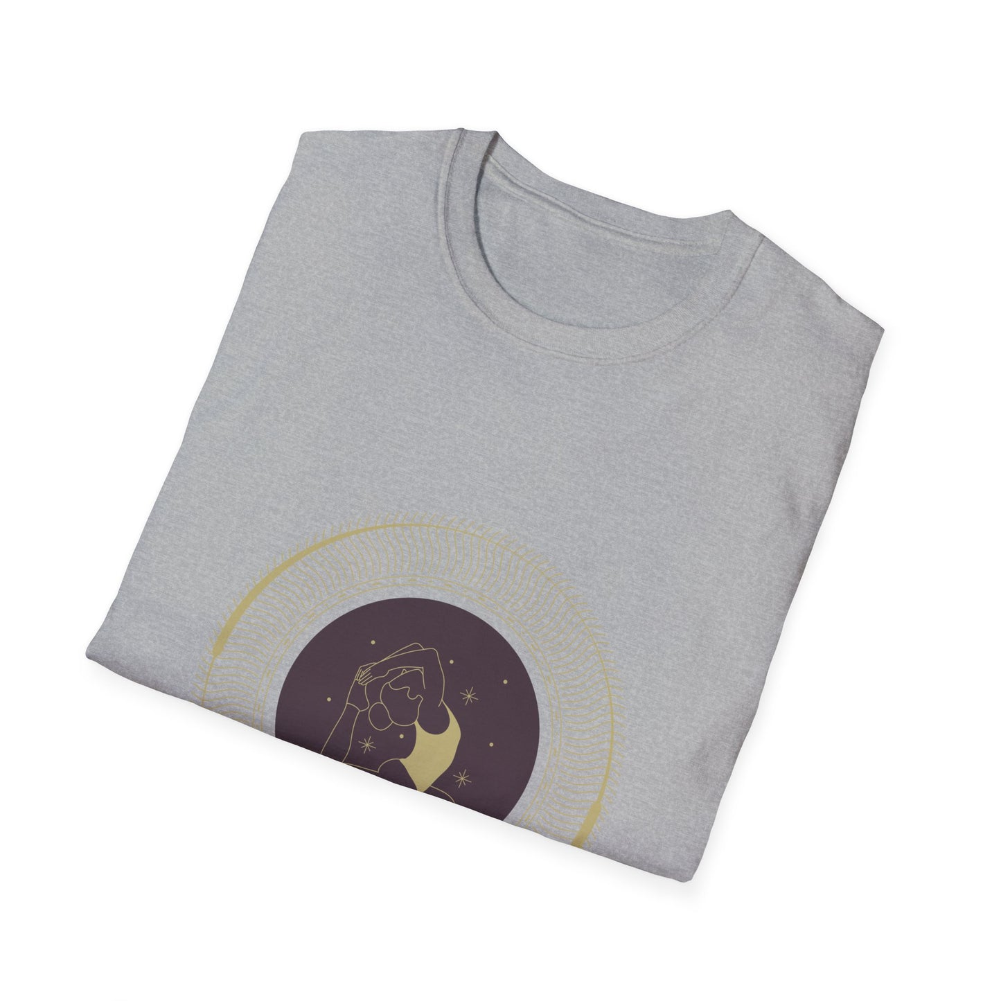 Astrological Moon Graphic Unisex Softstyle T-Shirt - Perfect for Cosmic Lovers