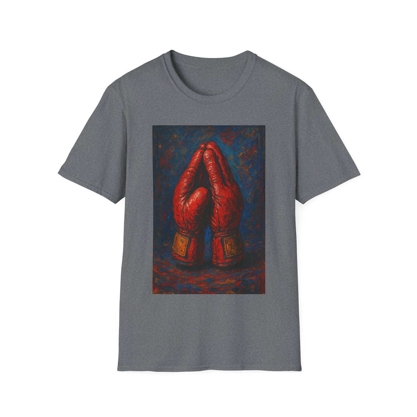 Artistic Boxing Gloves T-Shirt, Unisex Graphic Tee, Sports Apparel, Gift for Sports Lovers, Unique Statement Shirt