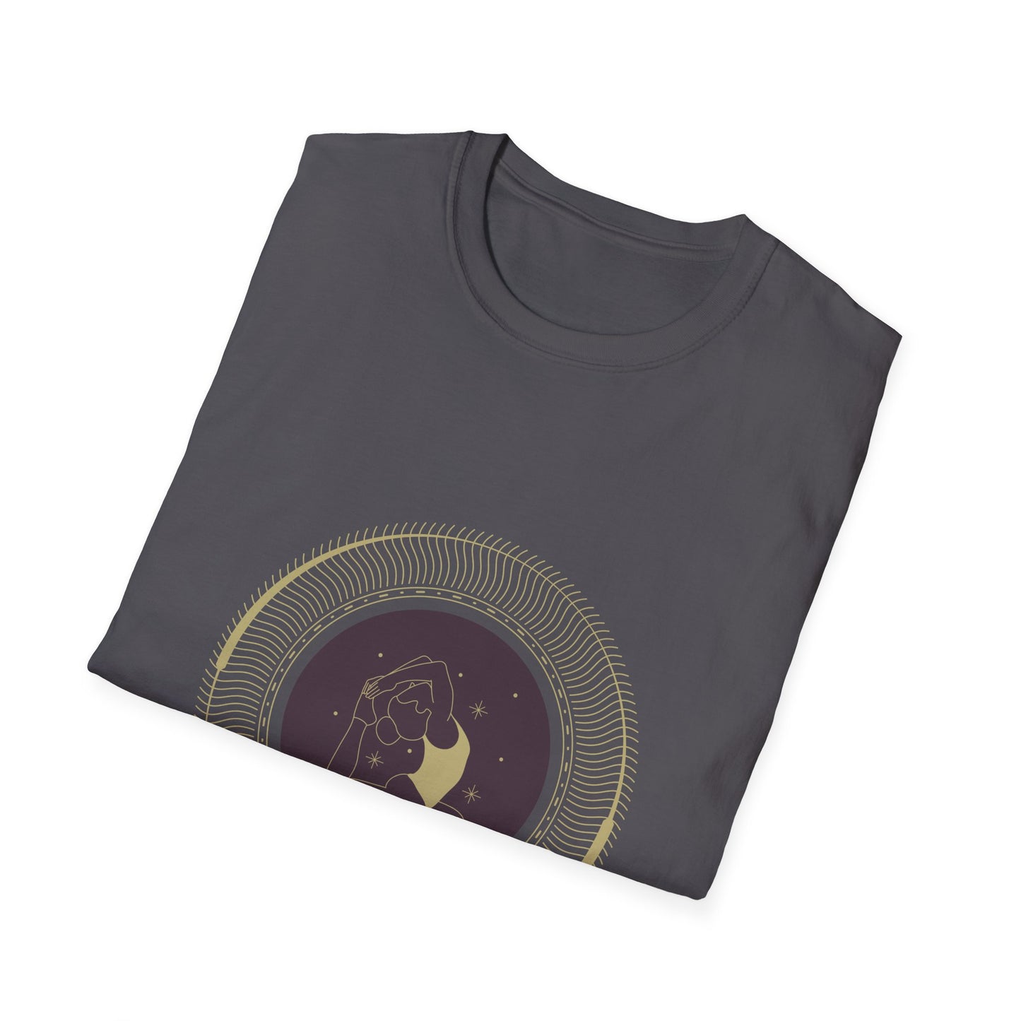 Astrological Moon Graphic Unisex Softstyle T-Shirt - Perfect for Cosmic Lovers