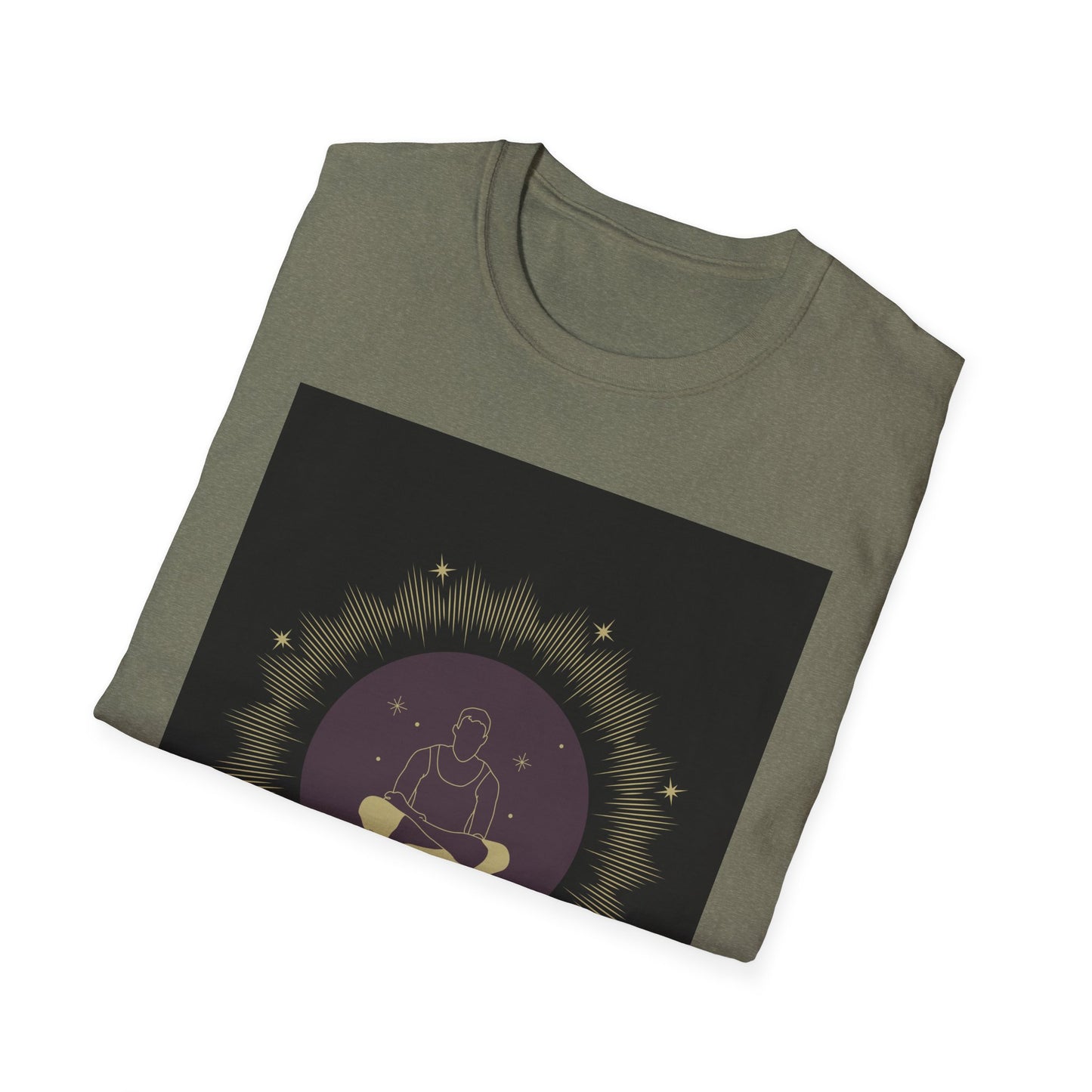 Zen Buddha Meditative T-Shirt | Unisex Softstyle Tee