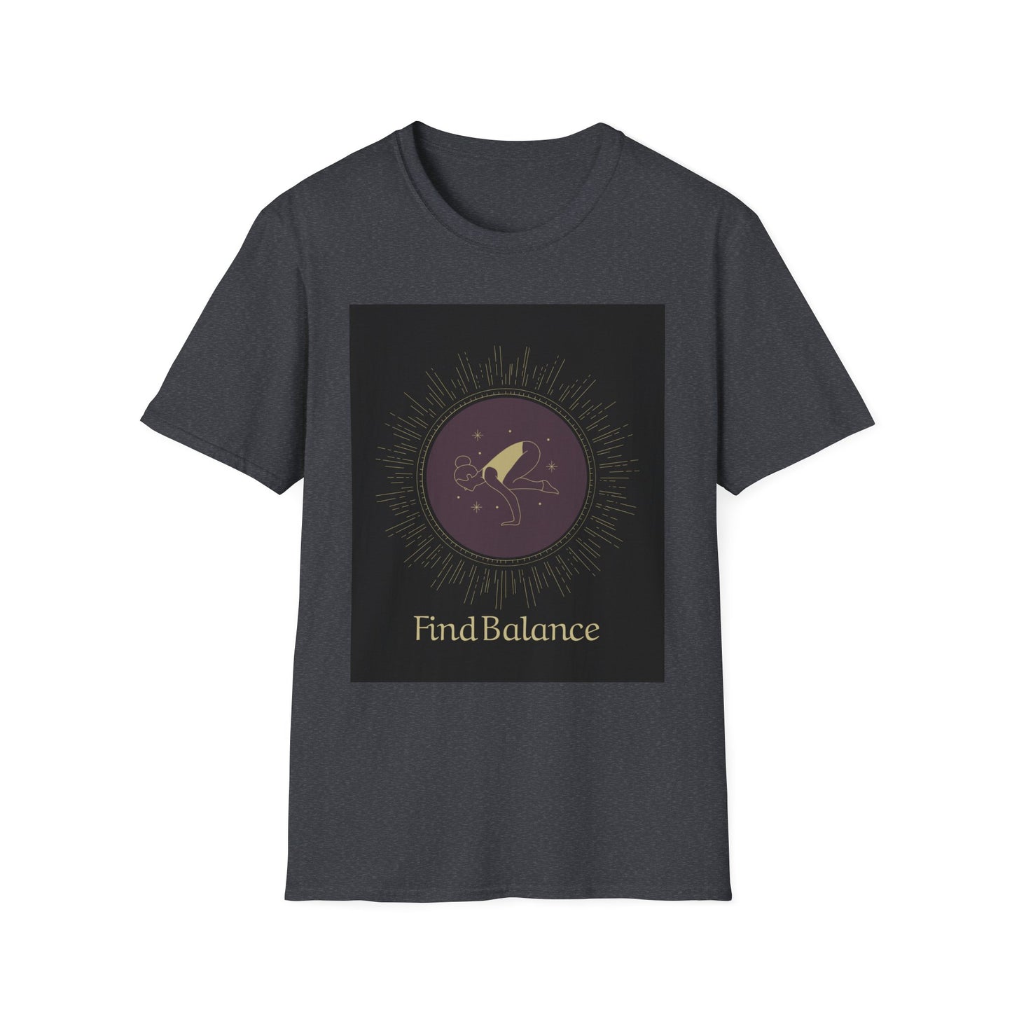 Find Balance Unisex Softstyle T-Shirt - Comfortable & Inspirational Apparel