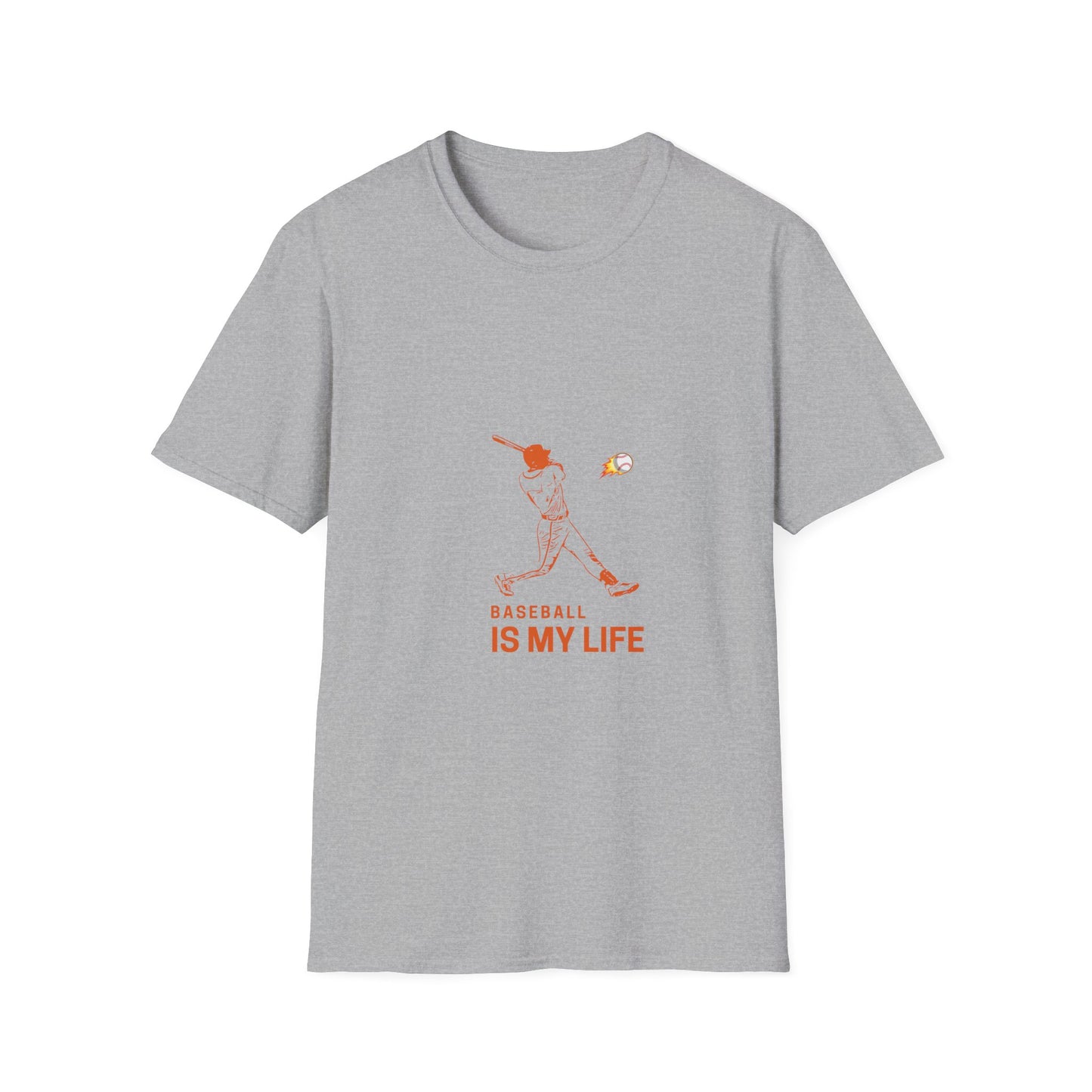 Baseball Is My Life Unisex T-Shirt, Perfect for Sports Lovers, Casual Wear, Gifts for Baseball Fans, Athletic Tee