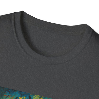 Dynamic Art Running T-Shirt - Inspired Fitness Gift, Activewear, Motivational Tee, Gift for Runners, Sports Apparel