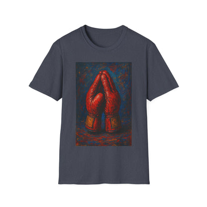 Artistic Boxing Gloves T-Shirt, Unisex Graphic Tee, Sports Apparel, Gift for Sports Lovers, Unique Statement Shirt