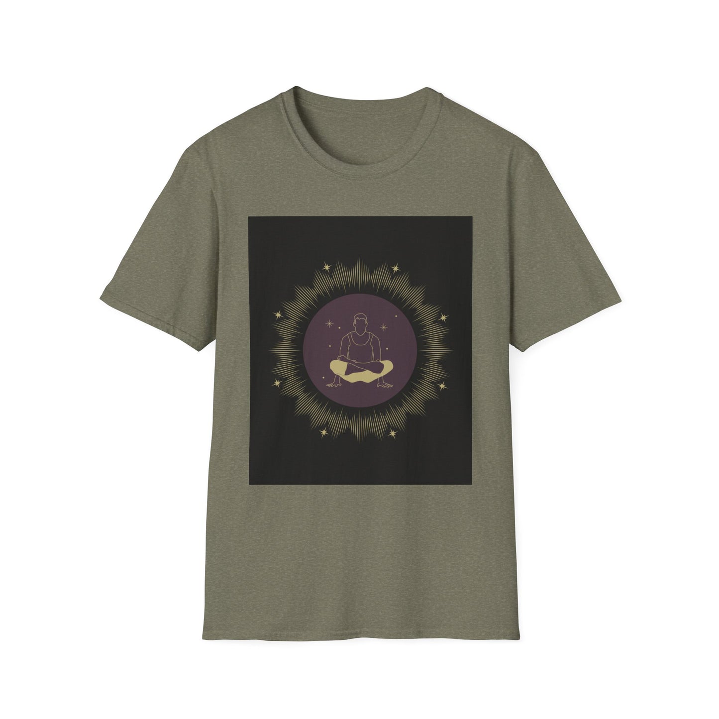 Zen Buddha Meditative T-Shirt | Unisex Softstyle Tee