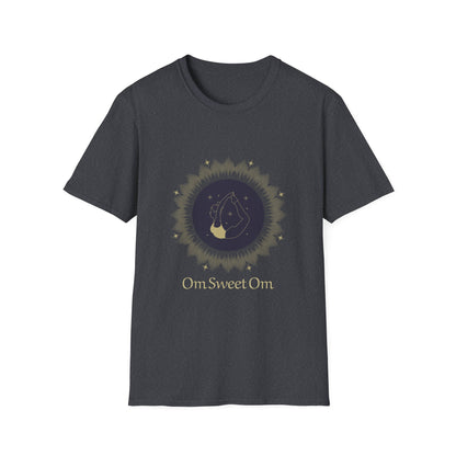 Unisex Softstyle T-Shirt - 'Om Sweet Om' Yoga Shirt, Meditative Vibes, Perfect Gift for Yoga Lovers