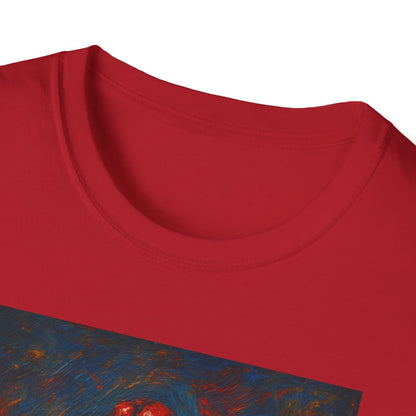 Artistic Boxing Gloves T-Shirt, Unisex Graphic Tee, Sports Apparel, Gift for Sports Lovers, Unique Statement Shirt