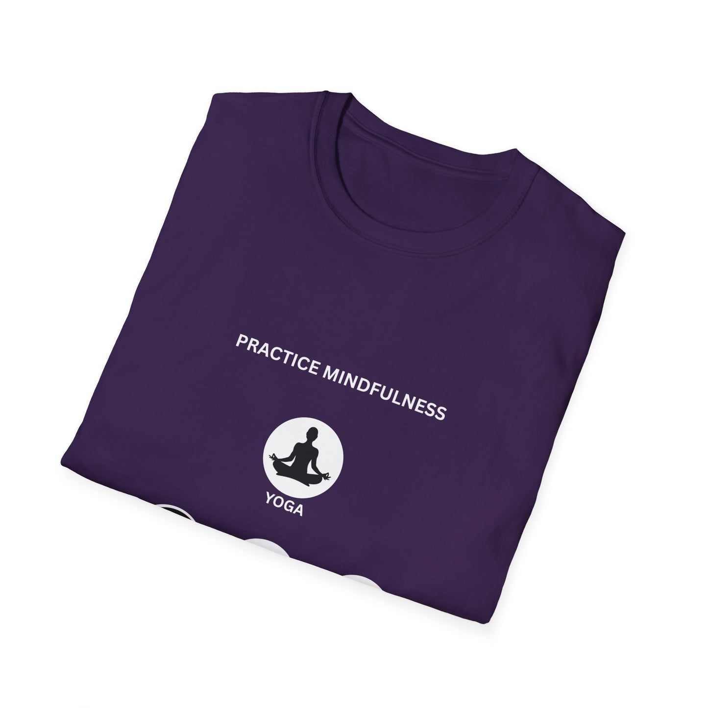 Peace, Love, & Nature Unisex T-Shirt - Softstyle Graphic Tee for Mindfulness and Eco Lovers, Relaxed Fit, Gift for Nature Enthusiasts