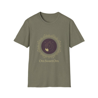 Om Sweet Om Unisex Softstyle T-Shirt - Comfortable Spiritual Wear