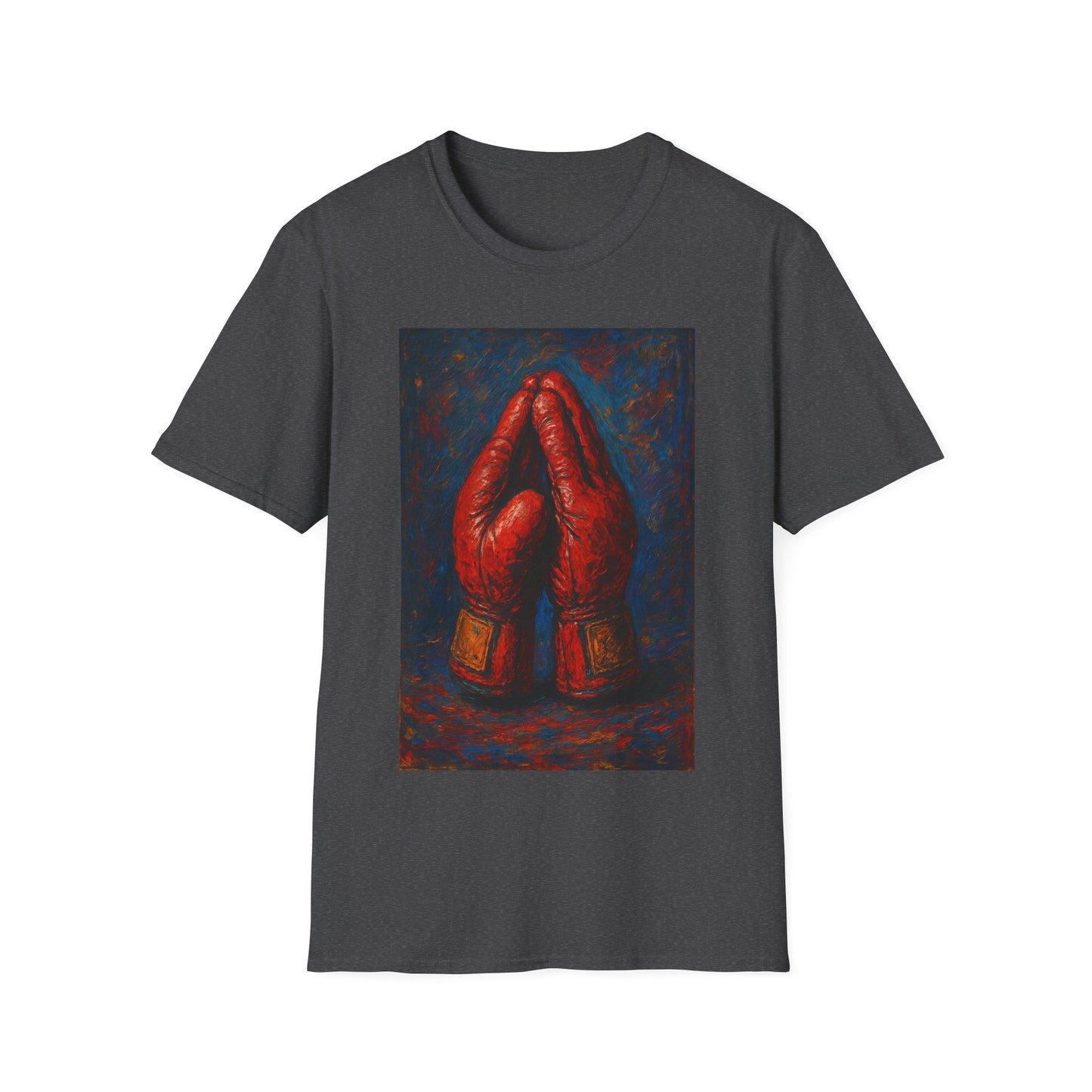 Artistic Boxing Gloves T-Shirt, Unisex Graphic Tee, Sports Apparel, Gift for Sports Lovers, Unique Statement Shirt
