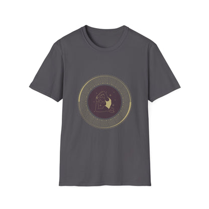 Astrological Moon Graphic Unisex Softstyle T-Shirt - Perfect for Cosmic Lovers