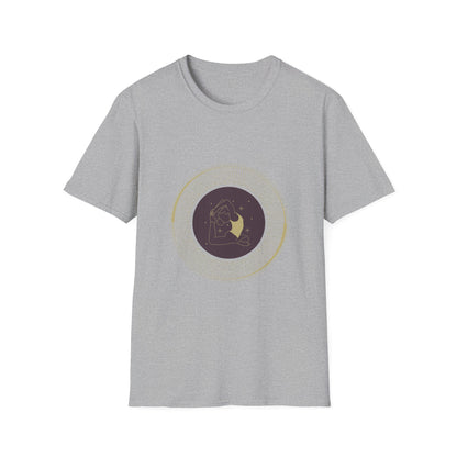 Astrological Moon Graphic Unisex Softstyle T-Shirt - Perfect for Cosmic Lovers