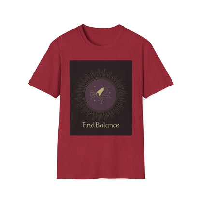 Find Balance Unisex Softstyle T-Shirt - Comfortable & Inspirational Apparel