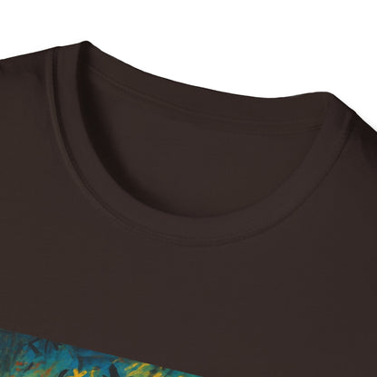 Dynamic Art Running T-Shirt - Inspired Fitness Gift, Activewear, Motivational Tee, Gift for Runners, Sports Apparel