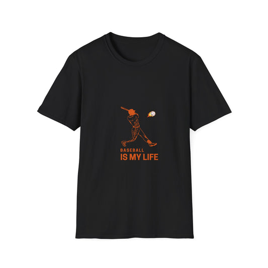 Baseball Is My Life Unisex T-Shirt, Perfect for Sports Lovers, Casual Wear, Gifts for Baseball Fans, Athletic Tee