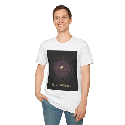 Find Balance Unisex Softstyle T-Shirt - Comfortable & Inspirational Apparel