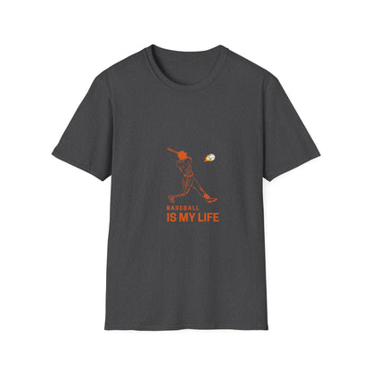 Baseball Is My Life Unisex T-Shirt, Perfect for Sports Lovers, Casual Wear, Gifts for Baseball Fans, Athletic Tee