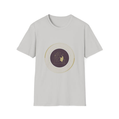 Astrological Moon Graphic Unisex Softstyle T-Shirt - Perfect for Cosmic Lovers
