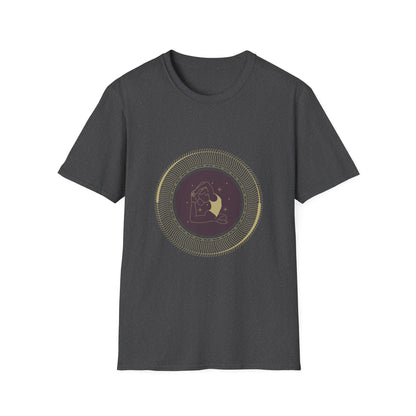Astrological Moon Graphic Unisex Softstyle T-Shirt - Perfect for Cosmic Lovers
