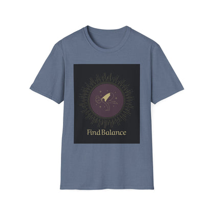Find Balance Unisex Softstyle T-Shirt - Comfortable & Inspirational Apparel