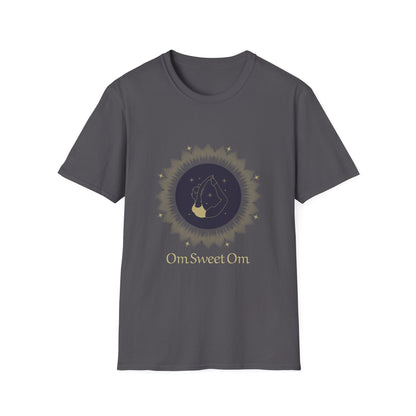 Unisex Softstyle T-Shirt - 'Om Sweet Om' Yoga Shirt, Meditative Vibes, Perfect Gift for Yoga Lovers