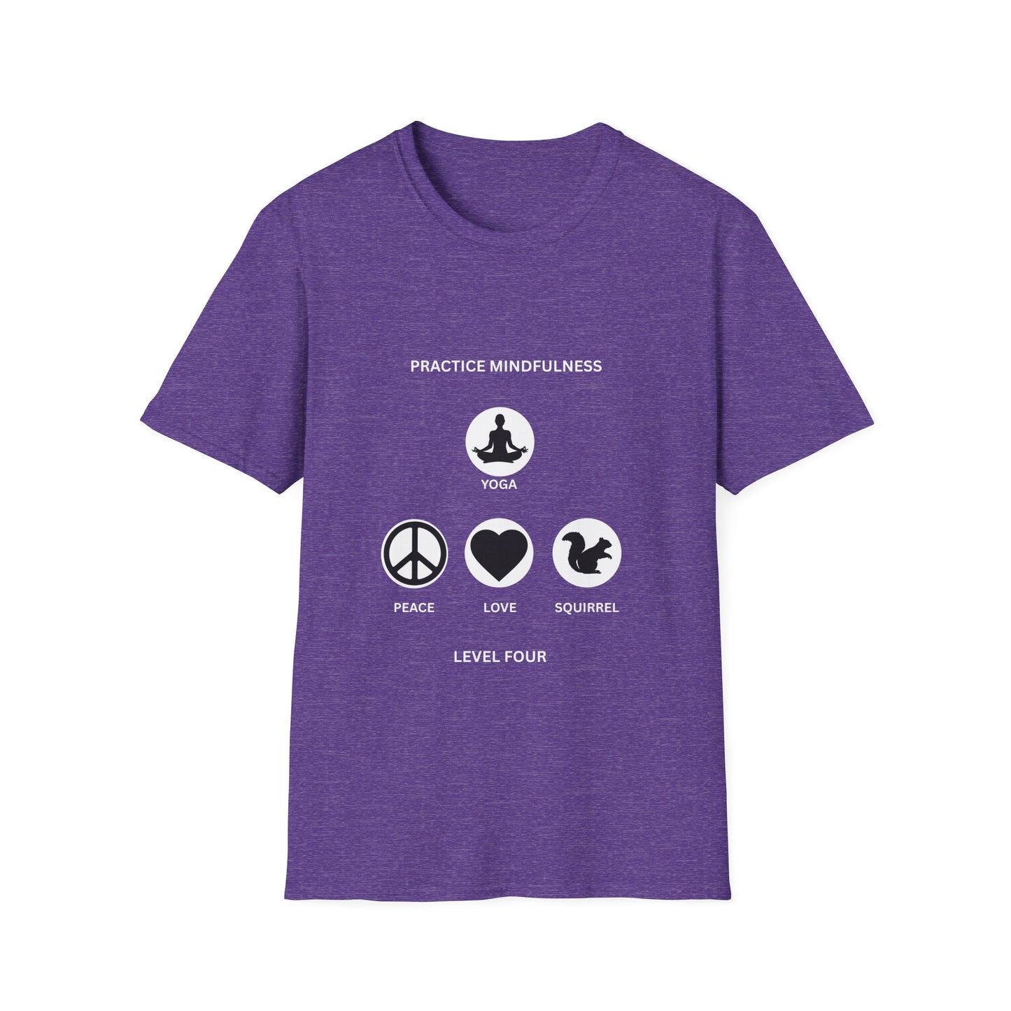 Peace Love Meditation T-Shirt, Unisex Graphic Tee, Mindfulness Shirt, Yoga Lover Gift, Casual Wear, Comfortable Top