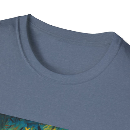 Dynamic Art Running T-Shirt - Inspired Fitness Gift, Activewear, Motivational Tee, Gift for Runners, Sports Apparel