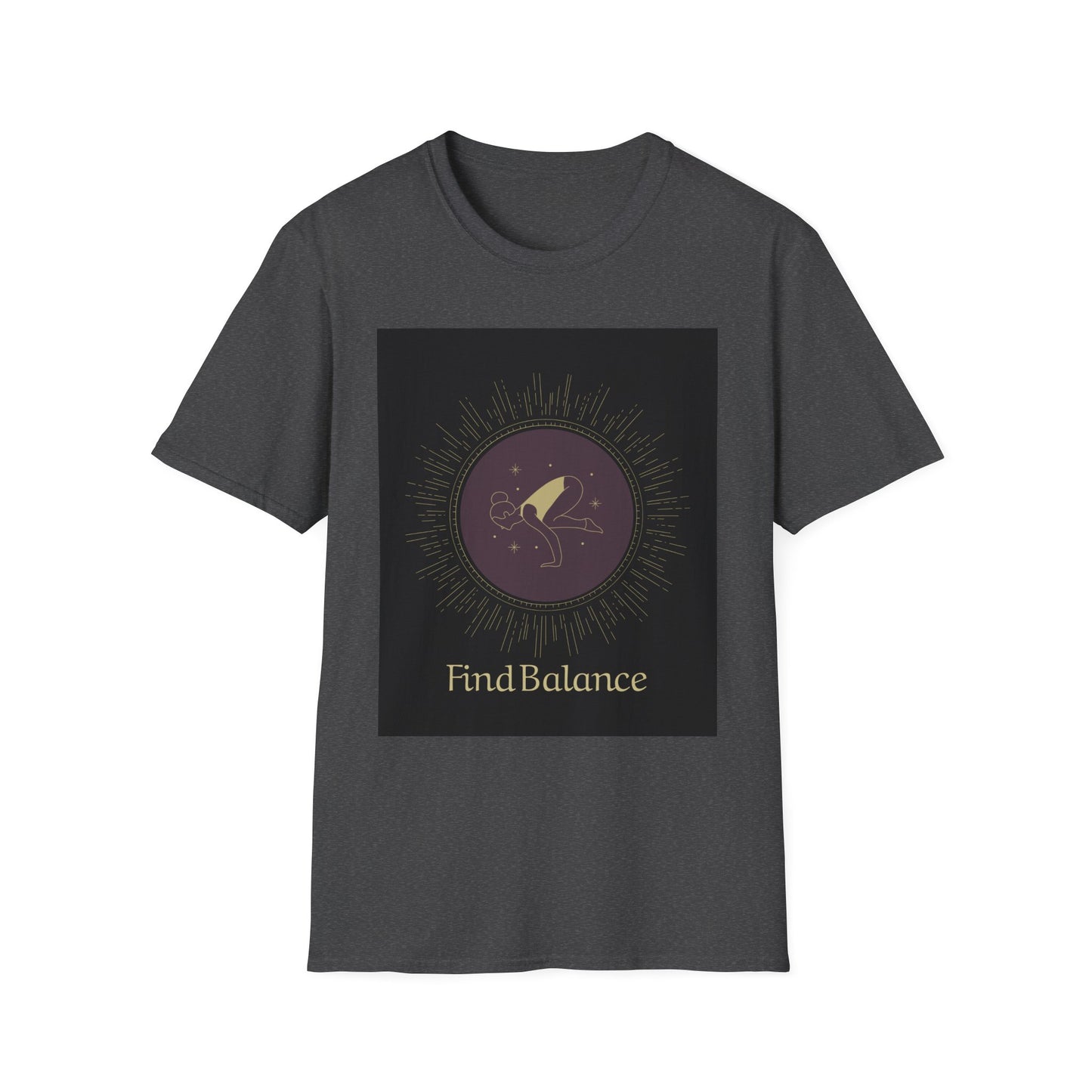 Find Balance Unisex Softstyle T-Shirt - Comfortable & Inspirational Apparel