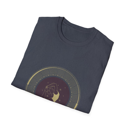 Astrological Moon Graphic Unisex Softstyle T-Shirt - Perfect for Cosmic Lovers