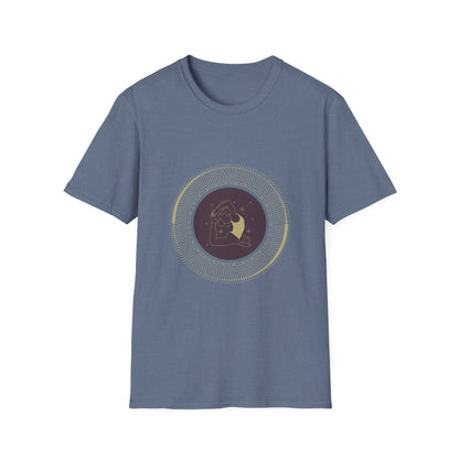 Astrological Moon Graphic Unisex Softstyle T-Shirt - Perfect for Cosmic Lovers