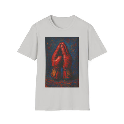 Artistic Boxing Gloves T-Shirt, Unisex Graphic Tee, Sports Apparel, Gift for Sports Lovers, Unique Statement Shirt