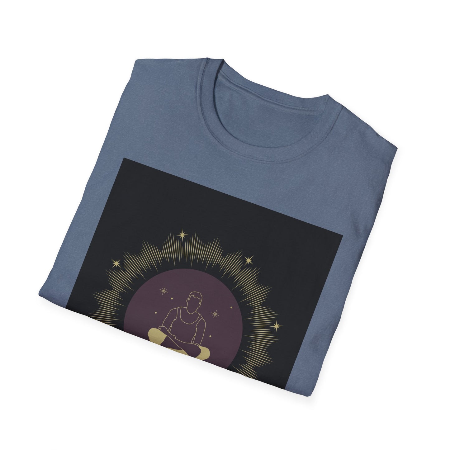 Zen Buddha Meditative T-Shirt | Unisex Softstyle Tee