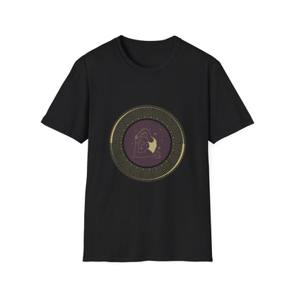 Astrological Moon Graphic Unisex Softstyle T-Shirt - Perfect for Cosmic Lovers