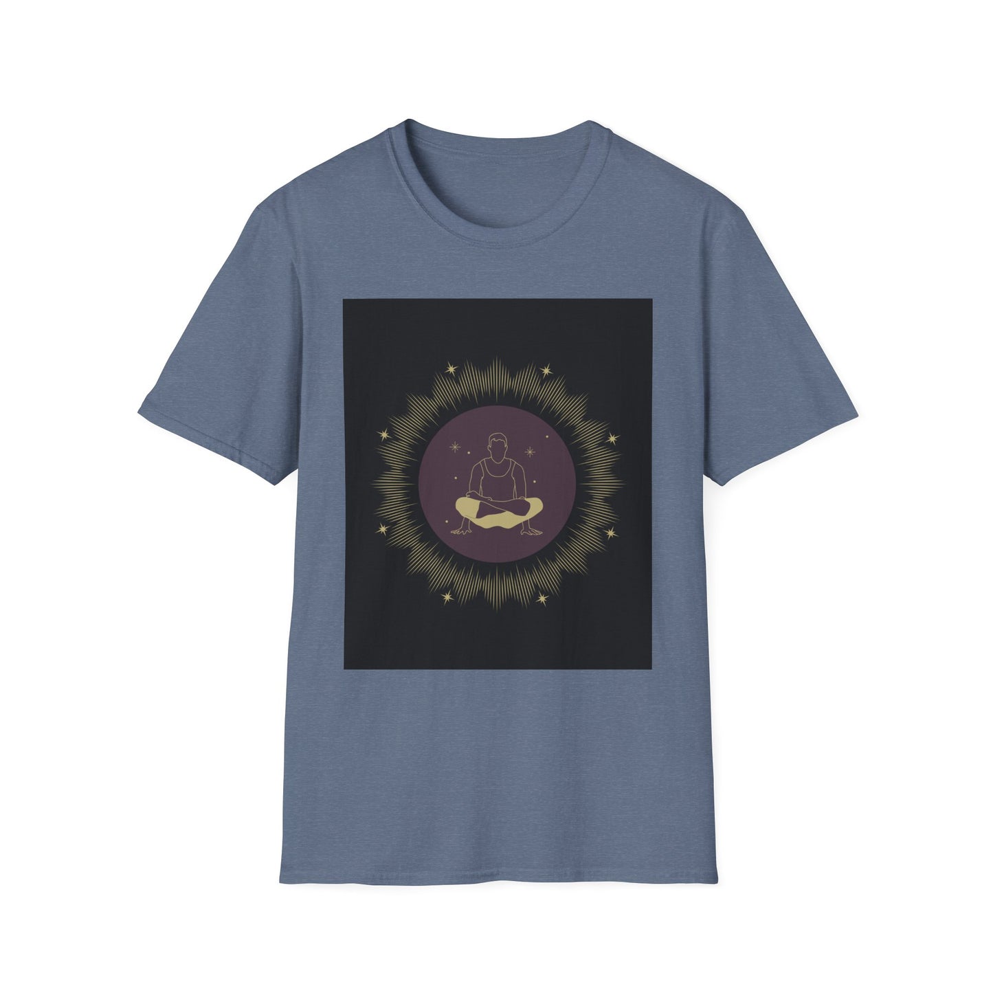 Zen Buddha Meditative T-Shirt | Unisex Softstyle Tee