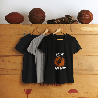 Drive the Lane Basketball T-Shirt - Unisex Softstyle Tee for Sports Lovers