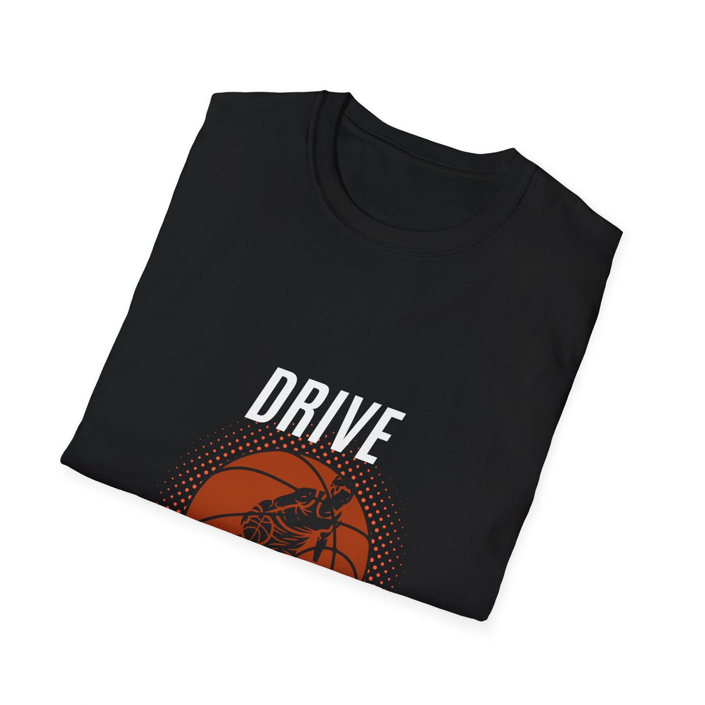 Drive the Lane Basketball T-Shirt - Unisex Softstyle Tee for Sports Lovers