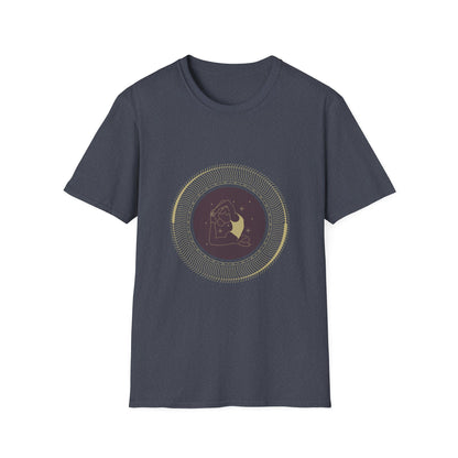 Astrological Moon Graphic Unisex Softstyle T-Shirt - Perfect for Cosmic Lovers