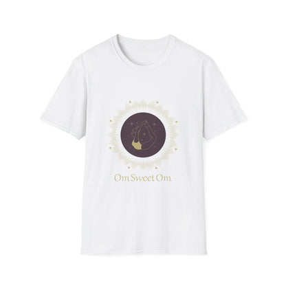 Om Sweet Om Unisex Softstyle T-Shirt - Comfortable Spiritual Wear