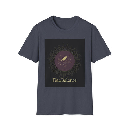 Find Balance Unisex Softstyle T-Shirt - Comfortable & Inspirational Apparel