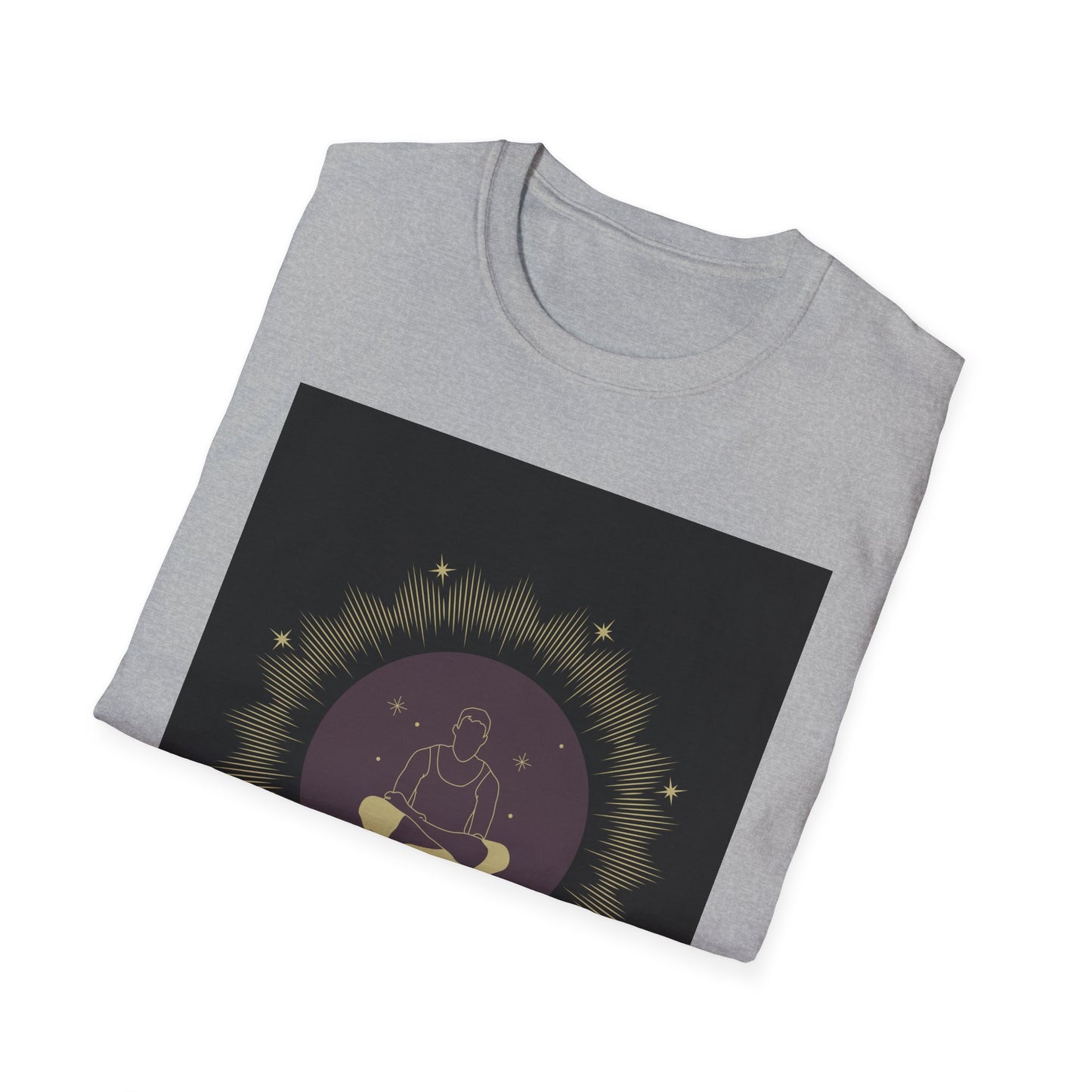 Zen Buddha Meditative T-Shirt | Unisex Softstyle Tee