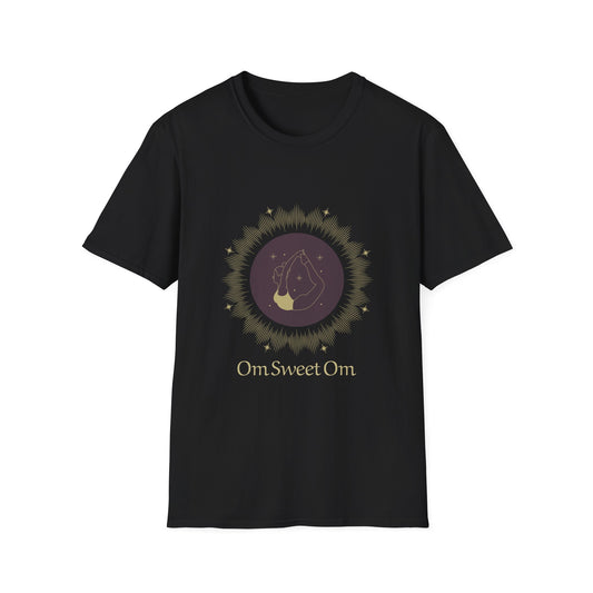 Om Sweet Om Unisex Softstyle T-Shirt - Comfortable Spiritual Wear